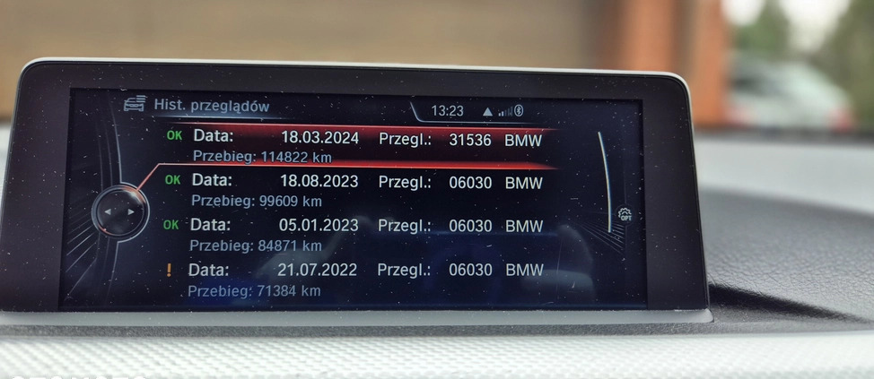 BMW Seria 4 cena 82900 przebieg: 120000, rok produkcji 2015 z Chodzież małe 277